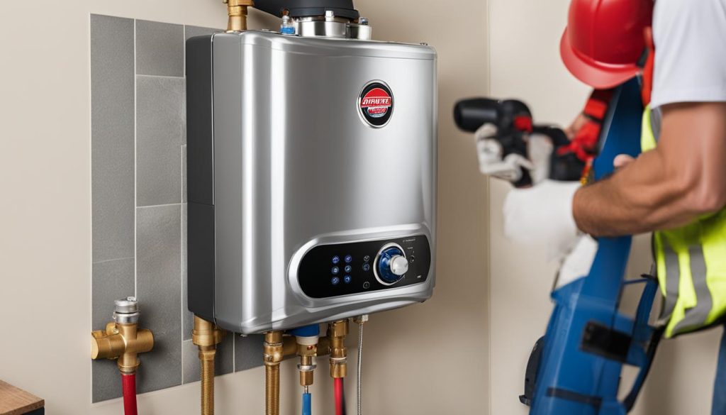 installs water heaters